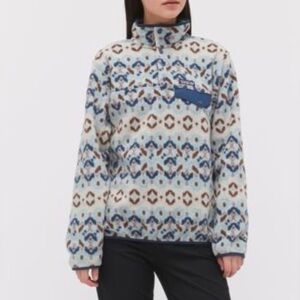 Patagonia Synchilla Snap-T Fleece Pullover Sweater Tundra Cluster Small